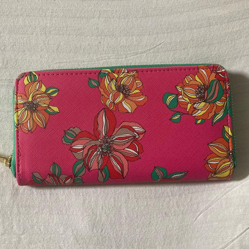 Trina Turk Pink Zip Wallet - Picture 13 of 15